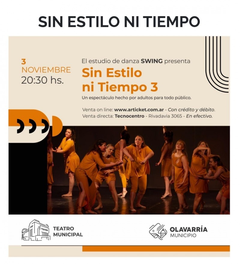 Sin Estilo ni Tiempo III en el Teatro Municipal